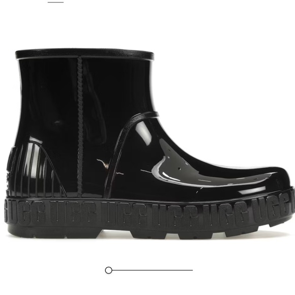 UGG Shoes - UGG Women's Drizlita Waterproof Ankle Rain Black Boot Size 7  nwot